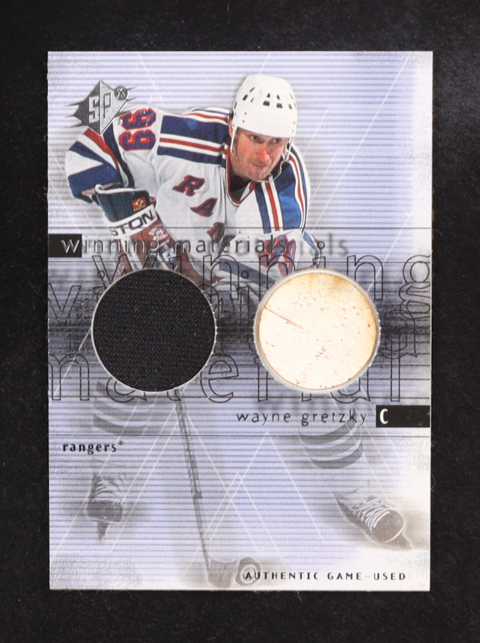 Wayne Gretzky 2000-01 SPx Winning Materials #WG at PristineAuction.com Wayne Gretzky 2000-01 SPx Winning Materials #WG at PristineAuction.com