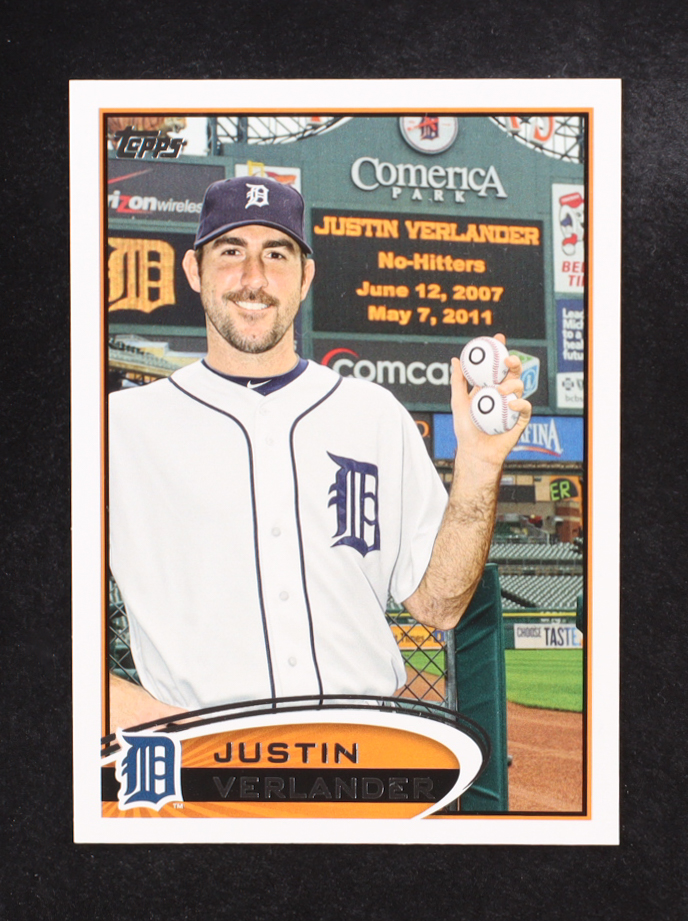 Justin Verlander 2012 Topps #639B VAR SP at PristineAuction.com Justin Verlander 2012 Topps #639B VAR SP at PristineAuction.com
