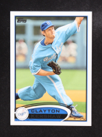 Clayton Kershaw 2012 Topps VAR SP / Brooklyn Jersey #600B at PristineAuction.com