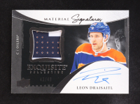 Leon Draisaitl 2023-24 Exquisite Collection Material Signatures #ESMLD #43/49 at PristineAuction.com
