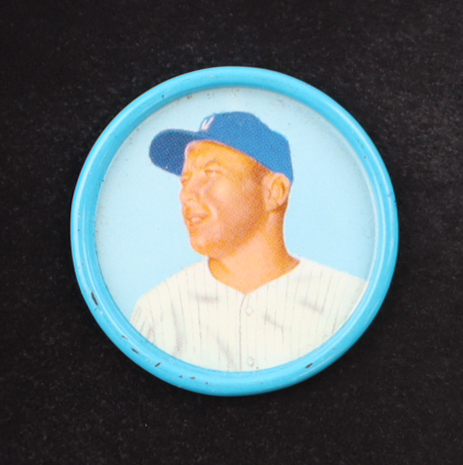 Mickey Mantle 1963 Salada Junket Coins #56 at PristineAuction.com Mickey Mantle 1963 Salada Junket Coins #56 at PristineAuction.com