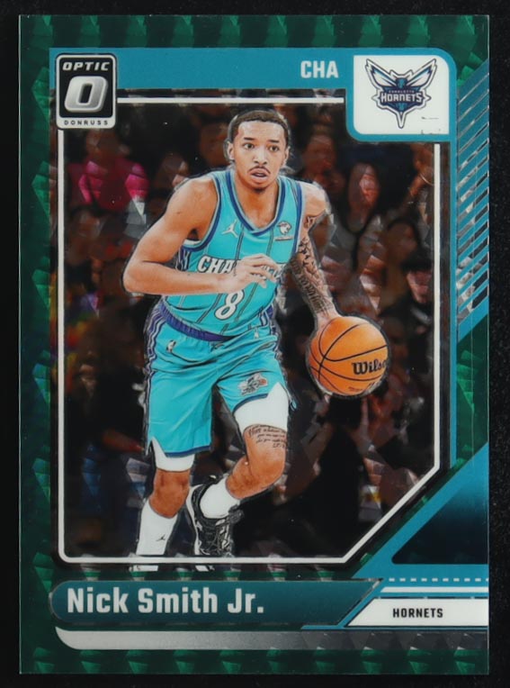 Nick Smith Jr. 2024-25 Donruss Optic Green FOTL #167 #2/14 at PristineAuction.com Nick Smith Jr. 2024-25 Donruss Optic Green FOTL #167 #2/14 at PristineAuction.com