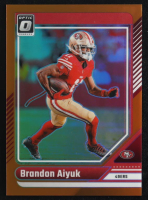 Brandon Aiyuk 2024 Donruss Optic Orange #173 #177/249 at PristineAuction.com