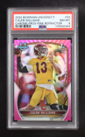 Caleb Williams 2022 Bowman Chrome University Prospects Pink Refractor #50  RC (PSA 8) at PristineAuction.com
