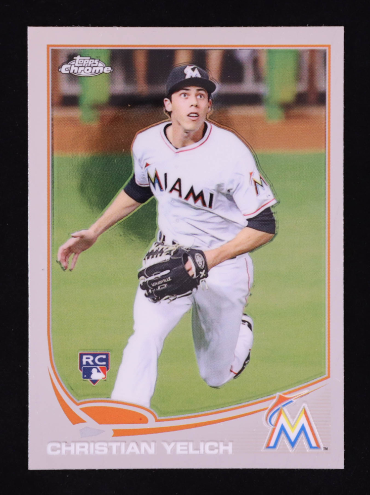 Christian Yelich 2013 Topps Chrome Update #MB47 RC