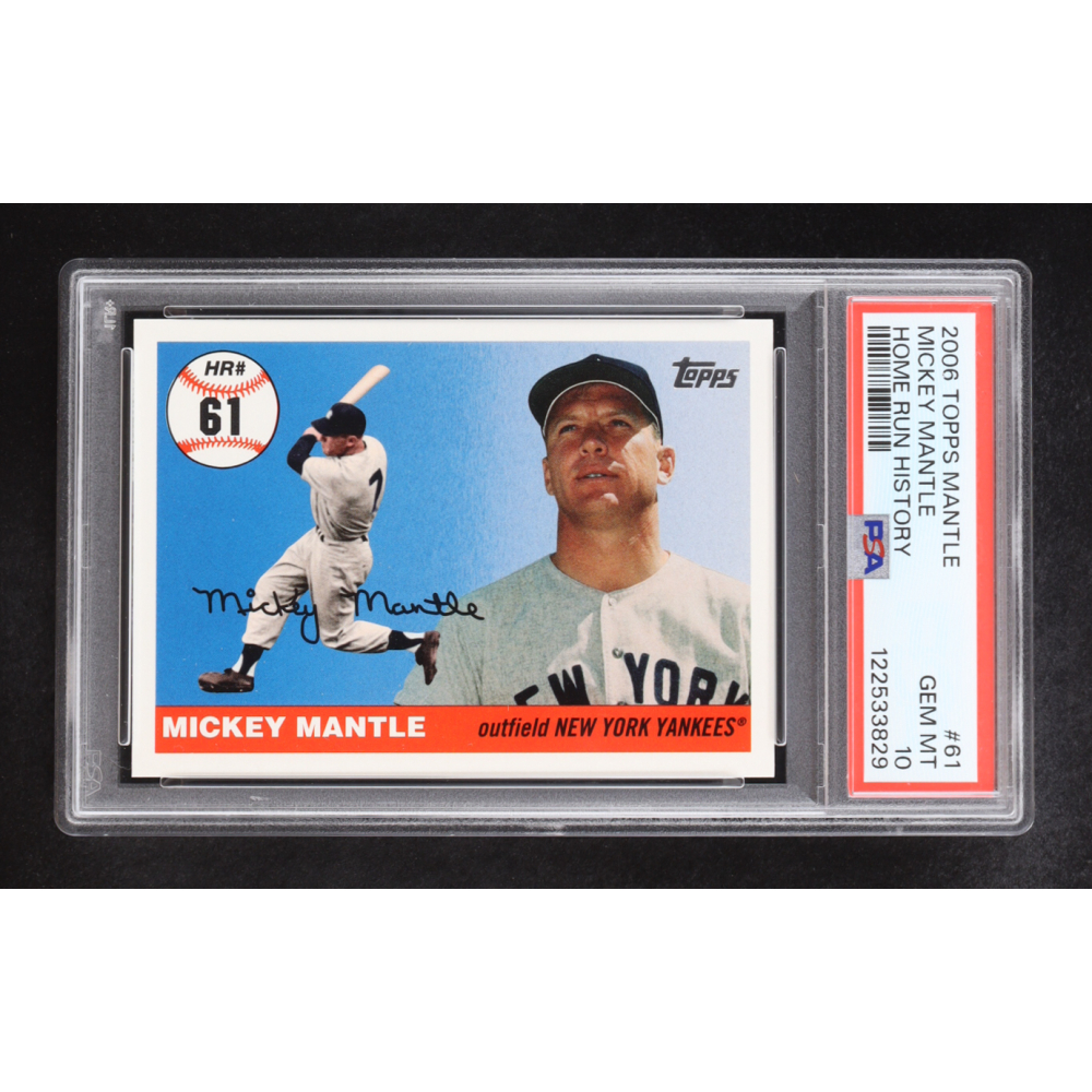 Mickey Mantle 2006 Topps Mantle Home Run History #61 (PSA 10) at PristineAuction.com