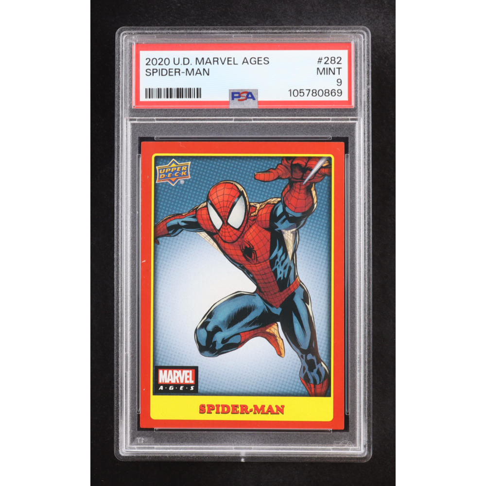 Spider-Man 2020 Upper Deck Marvel Ages #282 (PSA 9) at PristineAuction.com