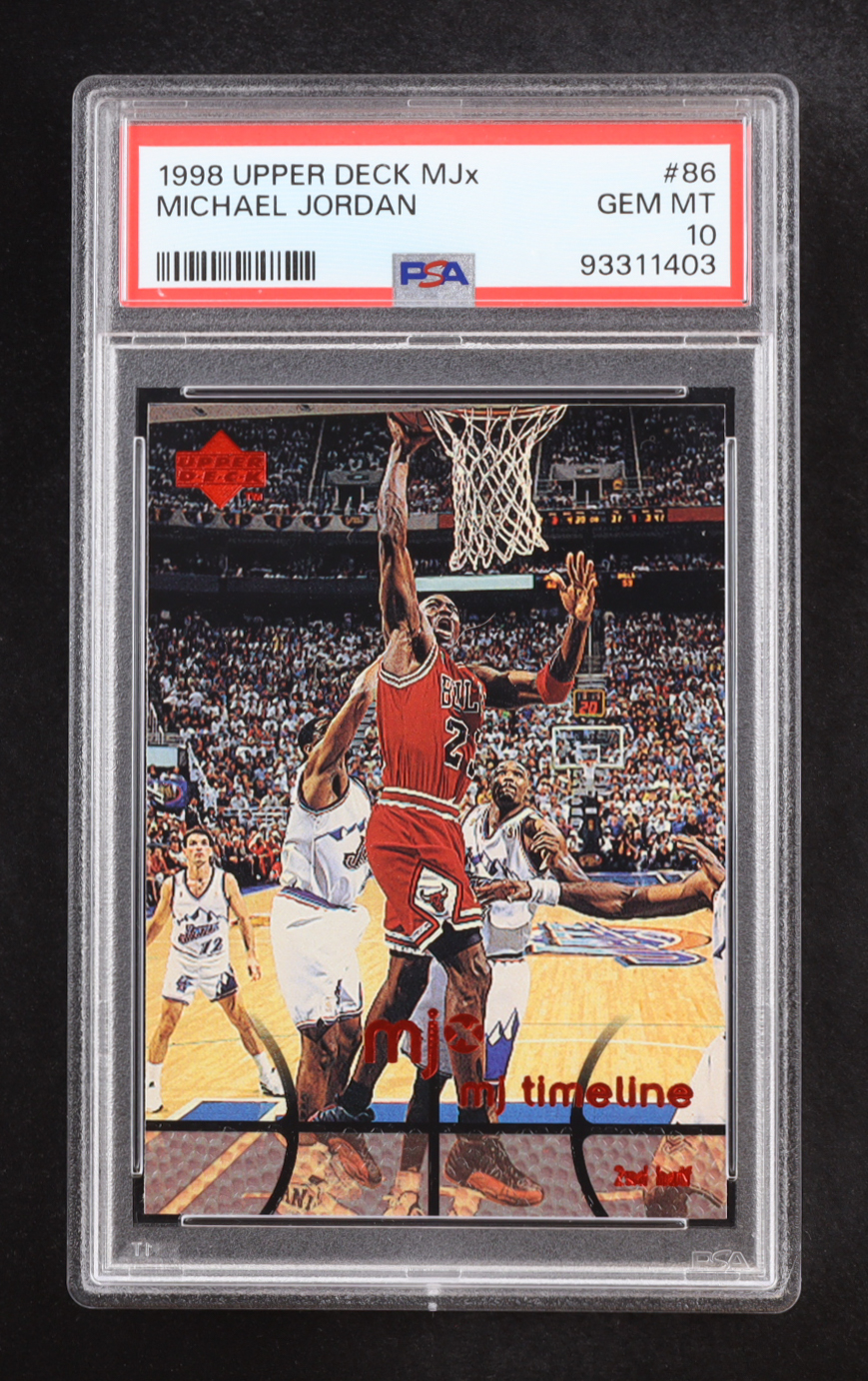 Michael Jordan 1998 Upper Deck MJx #86 (PSA 10) | Pristine Auction