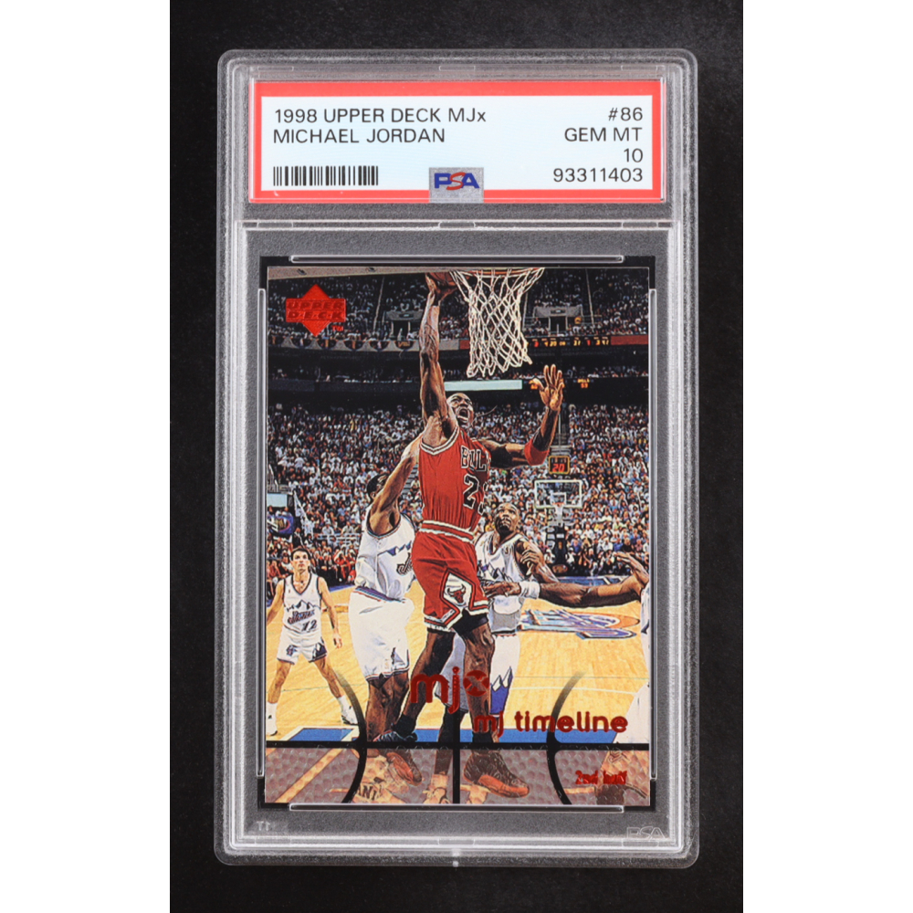 Michael Jordan 1998 Upper Deck MJx #86 (PSA 10) at PristineAuction.com