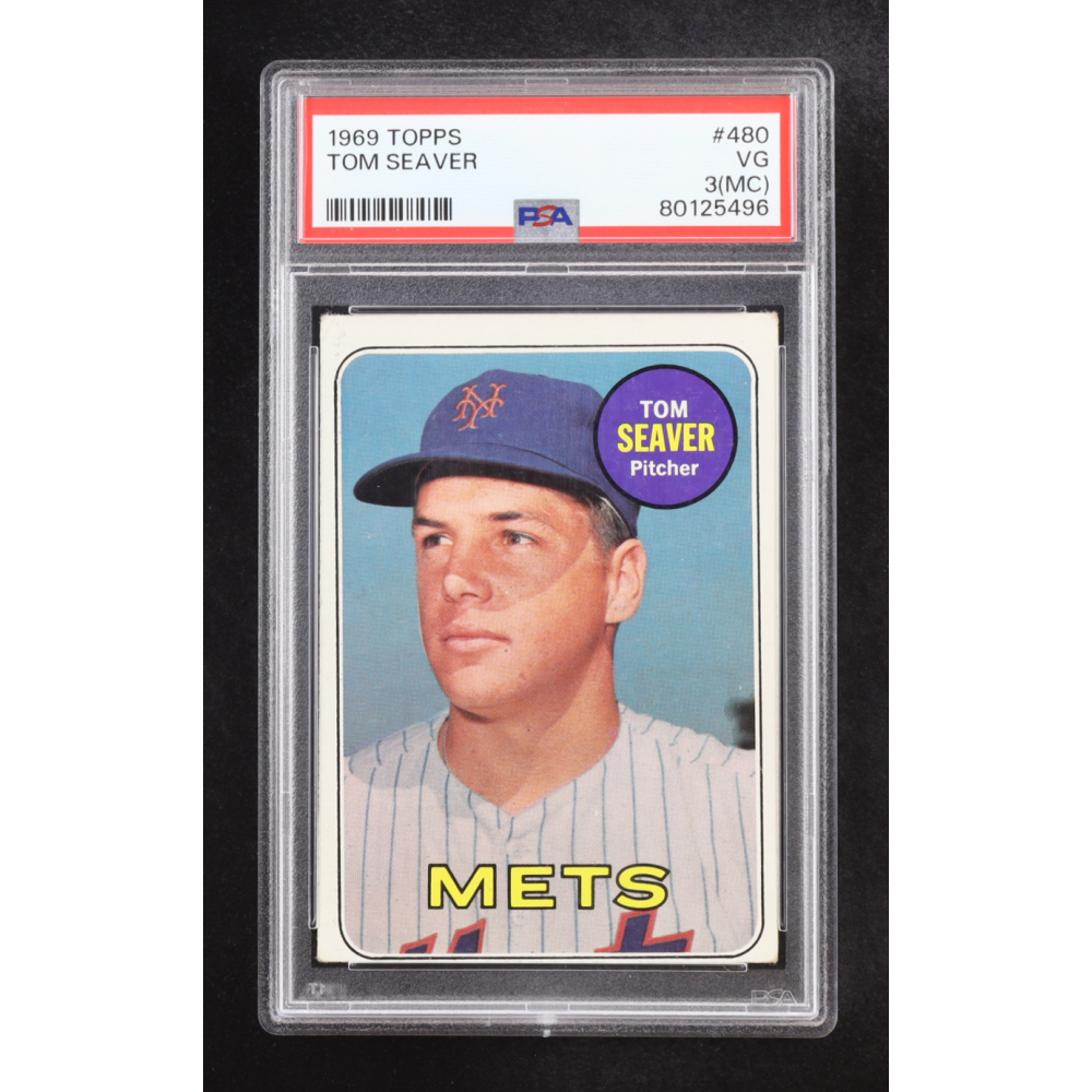 Tom Seaver 1969 Topps #480 (PSA 3) (MC) at PristineAuction.com
