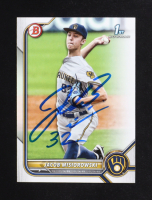 Jacob Misiorowski Signed 2022 Bowman Draft #BD132 RC (JSA) at PristineAuction.com
