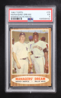 Mickey Mantle / Willie Mays 1962 Topps #18 Managers Dream (PSA 5) at PristineAuction.com