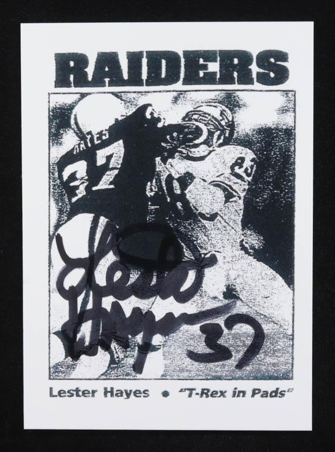 Lester Hayes Signed Custom Trading Card (Beckett) at PristineAuction.com Lester Hayes Signed Custom Trading Card (Beckett) at PristineAuction.com