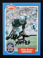 Willie Brown Signed 1988 Swell Greats #35 84 Inscribed "HOF 86" (Beckett) at PristineAuction.com