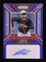 Jordan Lawlar 2024 Panini Prizm Sensational Signatures Prizms Blue #3 #16/49 at PristineAuction.com