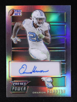 Omarion Hampton 2024 Leaf Pro Set Power Prismatic Silver #PWOH1 RC #2/15 at PristineAuction.com
