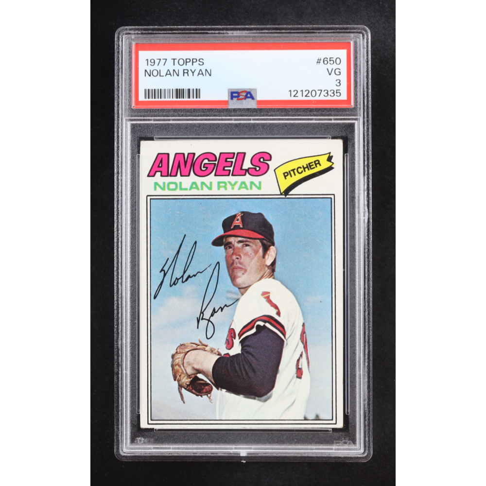 Nolan Ryan 1977 Topps #650 (PSA 3) at PristineAuction.com