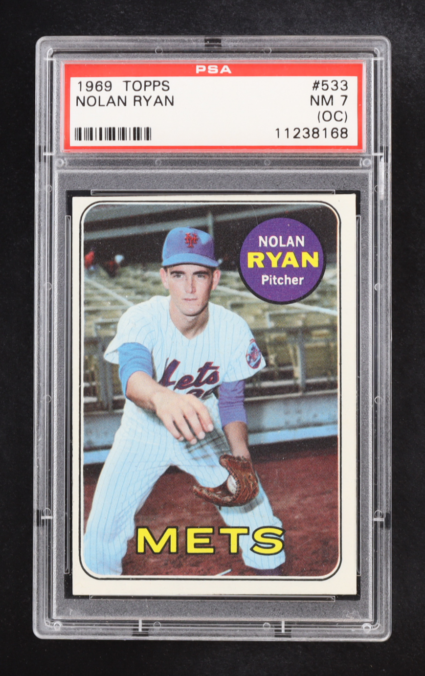 Nolan Ryan 1969 Topps #533 (PSA 7) (OC) at PristineAuction.com Nolan Ryan 1969 Topps #533 (PSA 7) (OC) at PristineAuction.com