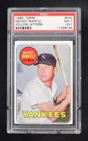Mickey Mantle 1969 Topps / Last Name In Yellow #500 (PSA 7) (OC) at PristineAuction.com