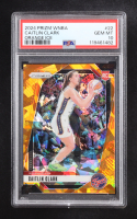 Caitlin Clark 2024 Panini Prizm WNBA Orange Ice #22 RC (PSA 10) at PristineAuction.com