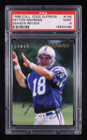 Peyton Manning 1998 CE Supreme Season Review #74B RC (PSA 9) at PristineAuction.com