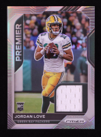 Jordan Love 2020 Panini Prizm Premier Jerseys #6 RC at PristineAuction.com