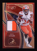 Nick Chubb 2019 Select Select Swatches Prizm Copper #49 #35/49 at PristineAuction.com