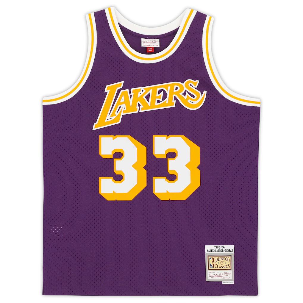 Kareem Abdul-Jabbar Signed Lakers Mitchell & Ness Authentic Jersey Inscribed "HOF 95" (Fanatics) at PristineAuction.com Kareem Abdul-Jabbar Signed Lakers Mitchell & Ness Authentic Jersey Inscribed "HOF 95" (Fanatics) at PristineAuction.com