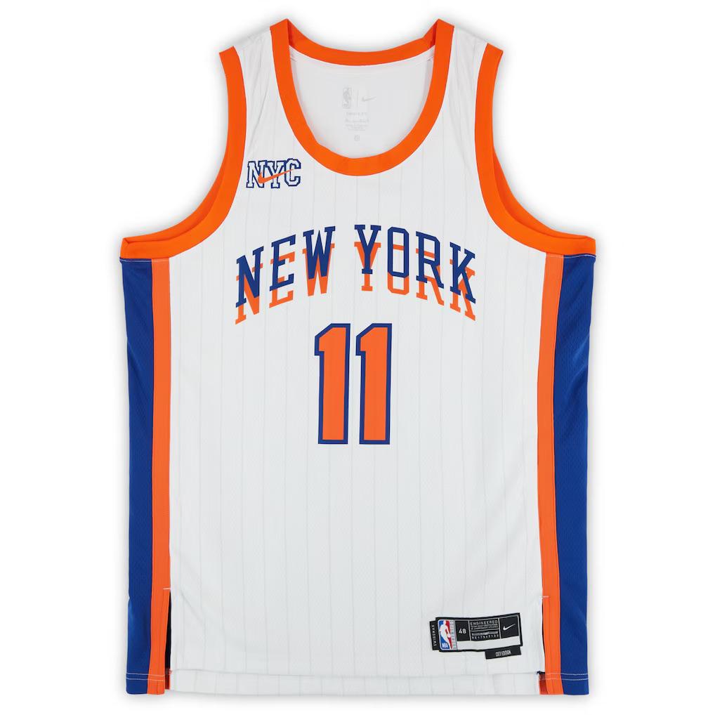 Jalen Brunson Signed Knicks Nike Authentic Jersey (Fanatics) at PristineAuction.com Jalen Brunson Signed Knicks Nike Authentic Jersey (Fanatics) at PristineAuction.com