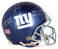 Eli Manning Signed Giants Full-Size Authentic On-Field Helmet Inscribed "SB Champs XLII, XLVI" & "SB MVP XLII, XLVI" (Steiner) at PristineAuction.com