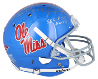 Eli Manning & Archie Manning Signed Ole Miss Rebels Full-Size Authentic On-Field Helmet Inscribed "SEC POY 2003" & "SEC POY 1969" (Steiner) at PristineAuction.com