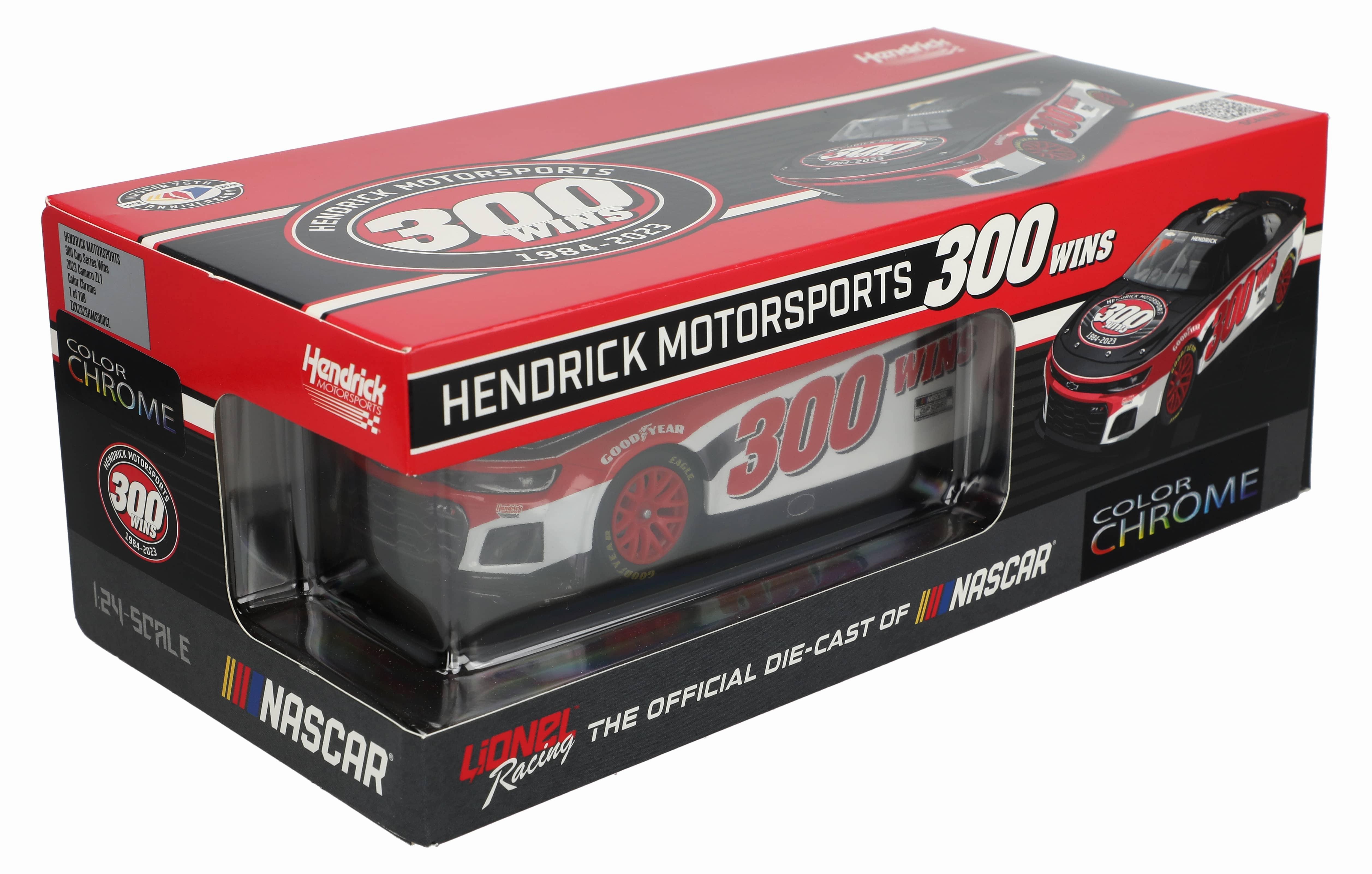 Jeff Gordon Signed NASCAR Hendrick Motorsports 300 Cup Series Wins Color Chrome Finish 2023 Camaro ZL1 1:24 Scale Diecast Car (Beckett & Hendrick) at PristineAuction.com Jeff Gordon Signed NASCAR Hendrick Motorsports 300 Cup Series Wins Color Chrome Finish 2023 Camaro ZL1 1:24 Scale Diecast Car (Beckett & Hendrick) at PristineAuction.com