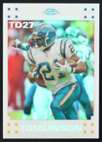 LaDainian Tomlinson 2007 Topps Chrome LaDainian Tomlinson White Refractors #LT27 #068/100 at PristineAuction.com