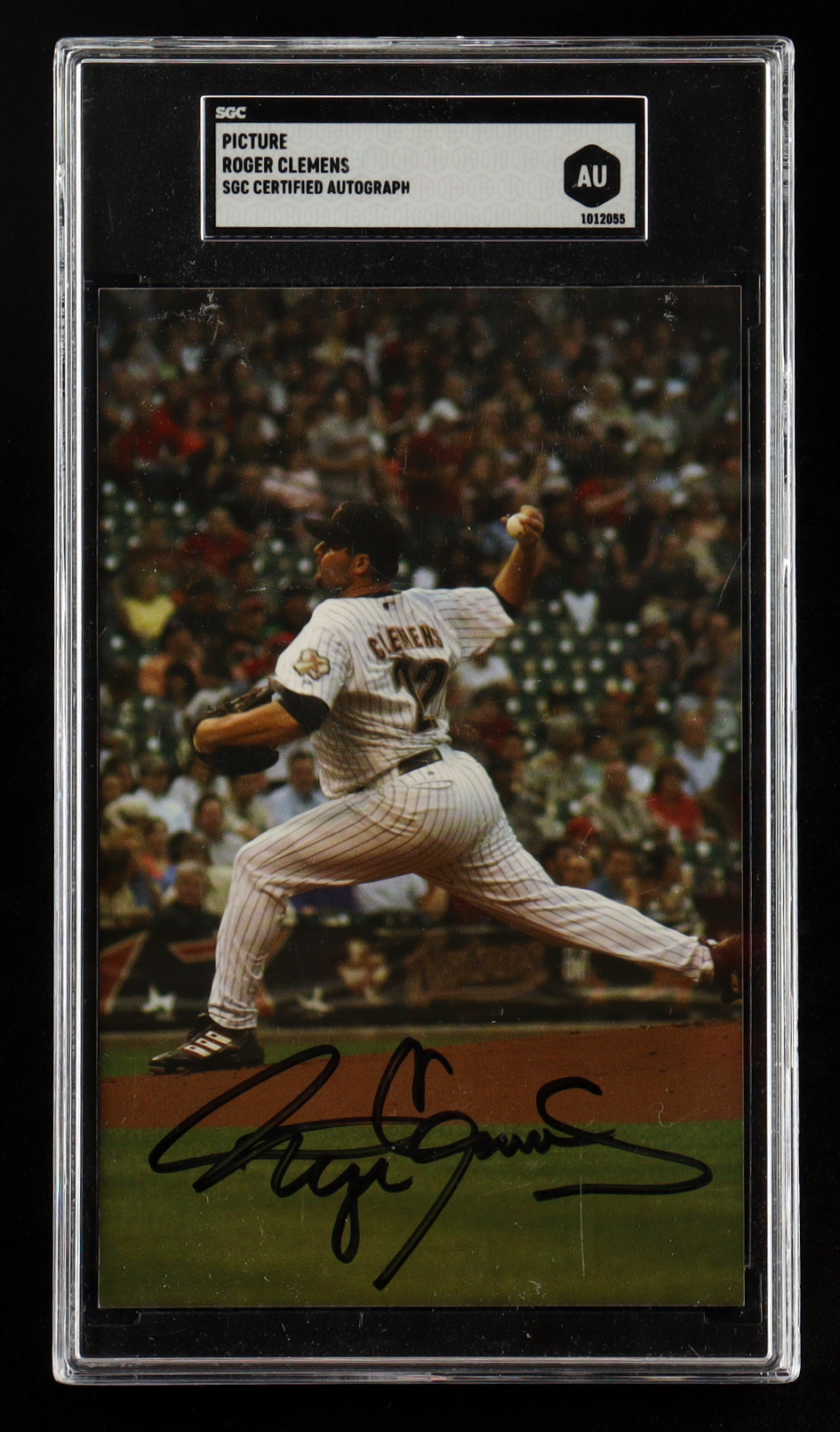 Roger Clemens Signed Astros 3.5x5.5 Photo (SGC) at PristineAuction.com Roger Clemens Signed Astros 3.5x5.5 Photo (SGC) at PristineAuction.com