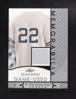 Juan Soto 2024 Leaf Game-Used In the Game Sports Memorabilia #GUM-71 at PristineAuction.com
