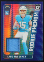 Ladd McConkey 2024 Donruss Optic Rookie Phenoms Blue Hyper #24 RC at PristineAuction.com