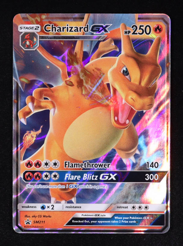 Charizard GX 2019 Pokemon Sun & Moon Promos #211 Holo at PristineAuction.com Charizard GX 2019 Pokemon Sun & Moon Promos #211 Holo at PristineAuction.com
