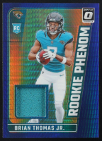 Brian Thomas Jr. 2024 Donruss Optic Rookie Phenoms Blue Hyper #8 RC at PristineAuction.com