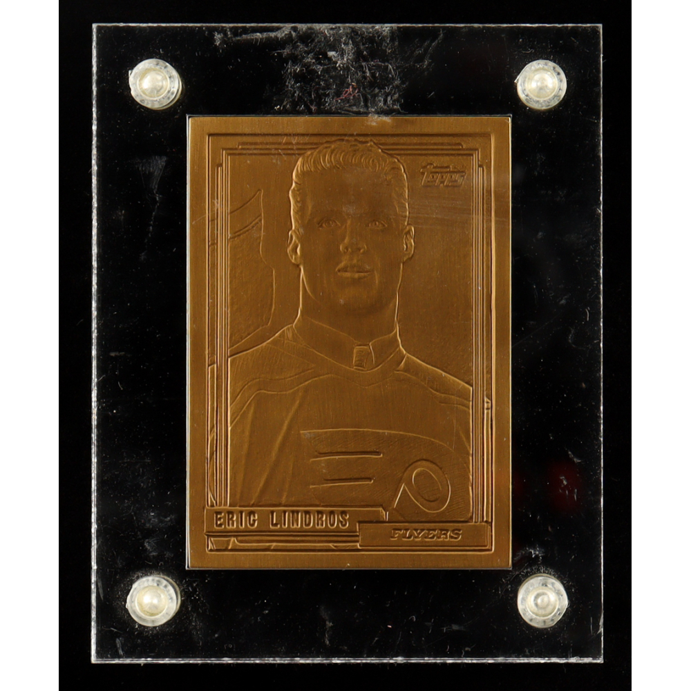 Eric Lindros 1992 Topps #529 Highland Mint Bronze Mint-Card #1,051/5,000 RC at PristineAuction.com