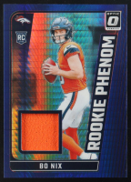 Bo Nix 2024 Donruss Optic Rookie Phenoms Blue Hyper #5 RC at PristineAuction.com
