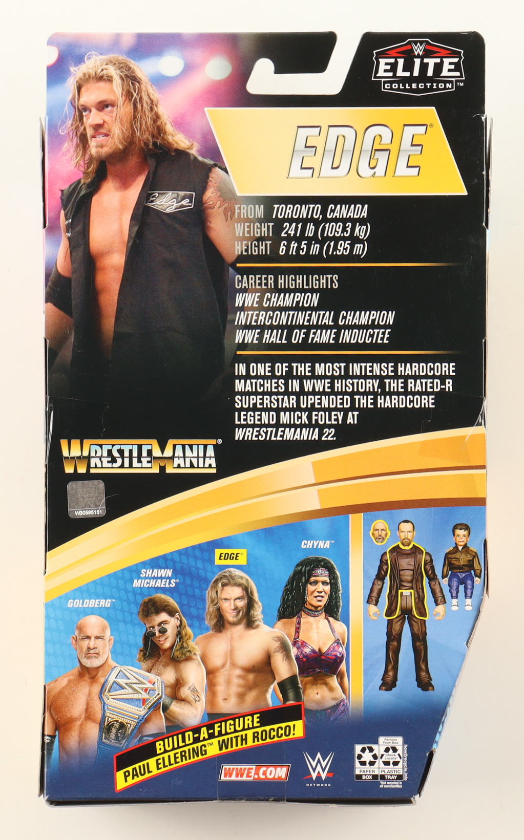 Edge Signed WWE Elite Collection Action Figure (JSA) at PristineAuction.com Edge Signed WWE Elite Collection Action Figure (JSA) at PristineAuction.com