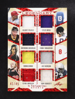 2022 Leaf ITG Used The Legendary 200 Pattern Red #L18 #41/45 Albert Pujols / Steve Nash / Raymond Bourque / Fran Tarkenton / Ronaldinho / Joe Morgan / Clyde Drexler / Tony Dorsett #01/45 at PristineAuction.com