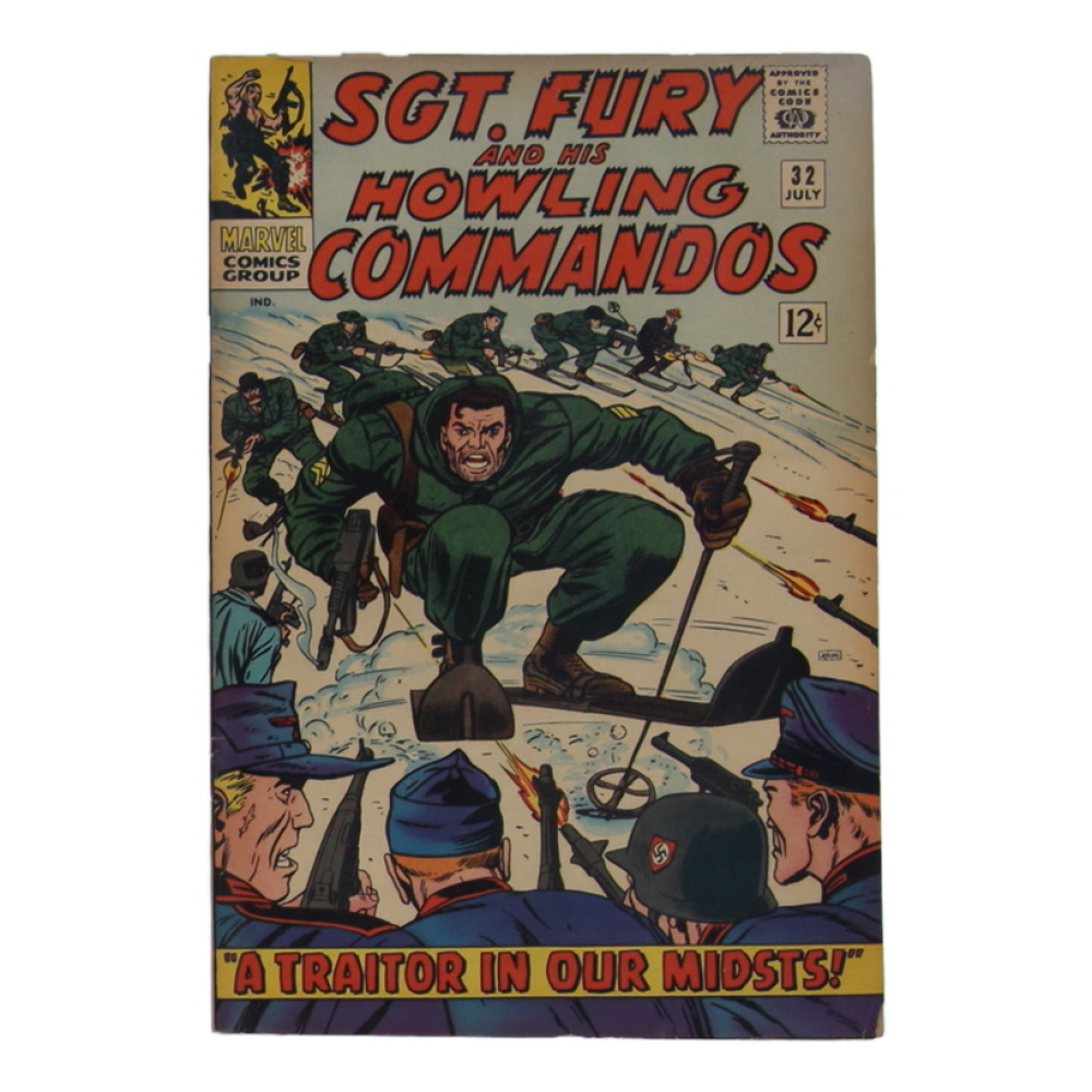 1965 "Sgt. Fury and His Howling Commandos" Issue #21 Marvel Comic Book at PristineAuction.com 1965 "Sgt. Fury and His Howling Commandos" Issue #21 Marvel Comic Book at PristineAuction.com