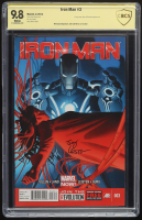 Jay Leisten Signed 2012 "Iron Man" Issue #3 Marvel Comic Book (CBCS 9.8) at PristineAuction.com