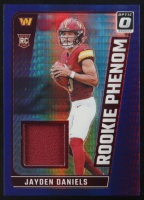 Jayden Daniels 2024 Donruss Optic Rookie Phenoms Blue Hyper #17 RC at PristineAuction.com