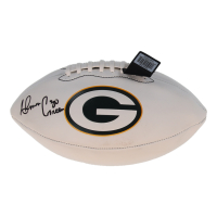 Ahman Green Signed Packers Logo NFL Football (JSA) at PristineAuction.com