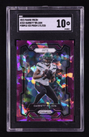 Garrett Wilson 2023 Panini Prizm Prizms Purple Ice #233 #171/225 (SGC 10) at PristineAuction.com