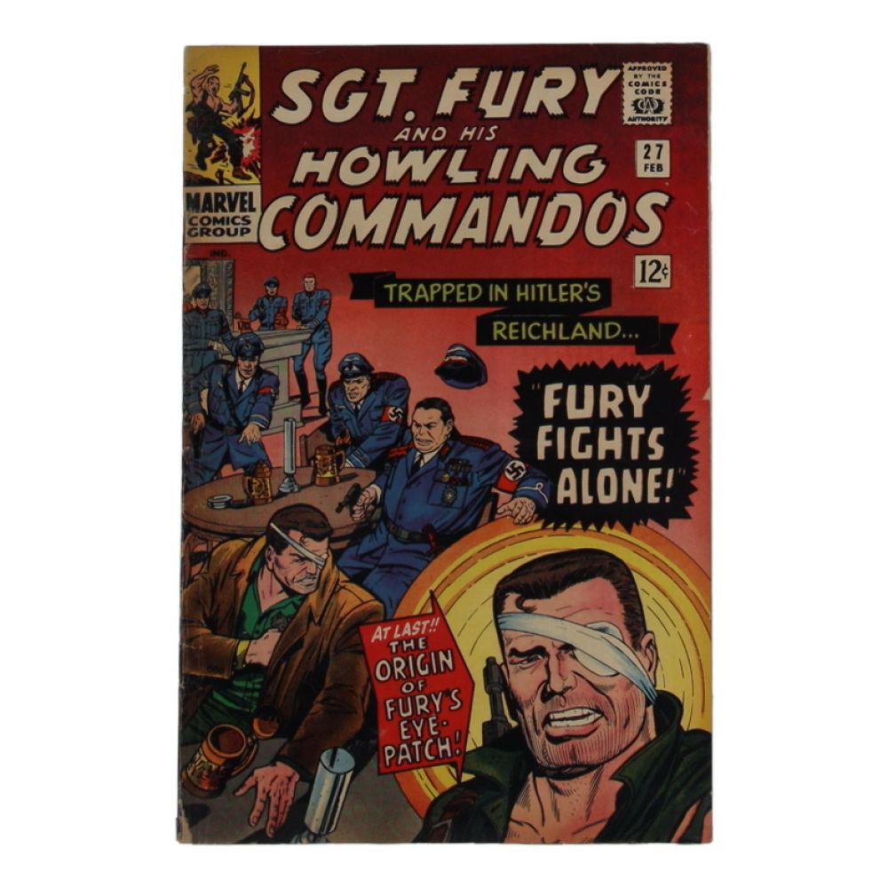 1966 "Sgt. Fury and His Howling Commandos" Issue #27 Marvel Comic Book at PristineAuction.com 1966 "Sgt. Fury and His Howling Commandos" Issue #27 Marvel Comic Book at PristineAuction.com