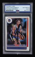 Jonathan Kuminga Signed 2021-22 Hoops #219 RC (PSA) at PristineAuction.com