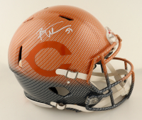 Brian Urlacher Signed Bears Full-Size Authentic On-Field Carbon Fiber Alternate SpeedFlex Helmet (Beckett) at PristineAuction.com